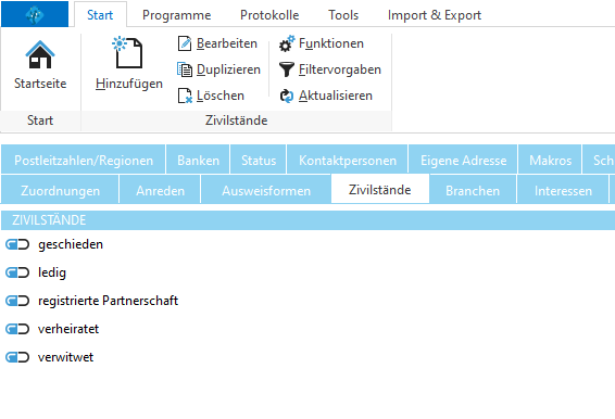 einstellungen_zivielstaende