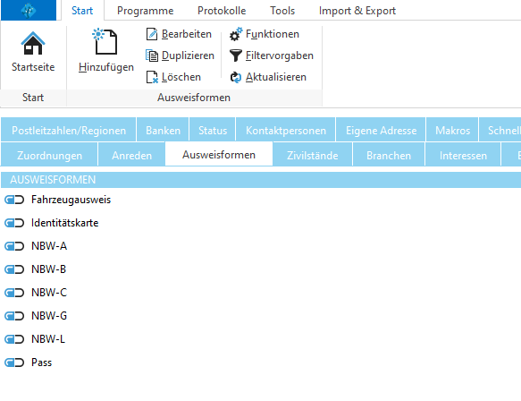 einstellungen_ausweisformen