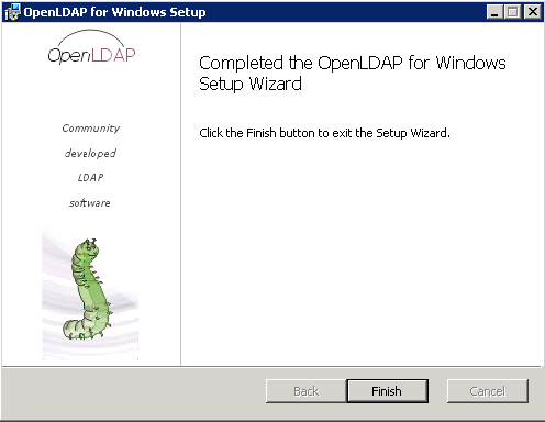 openldap_serverinstall_finish